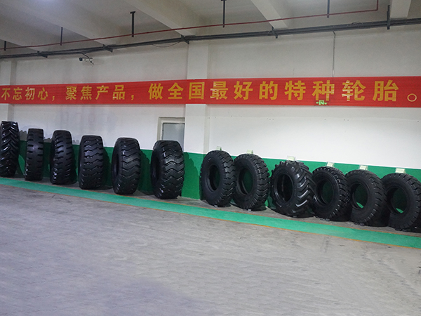 Tire Exhibition Area of OTR Tire Branch